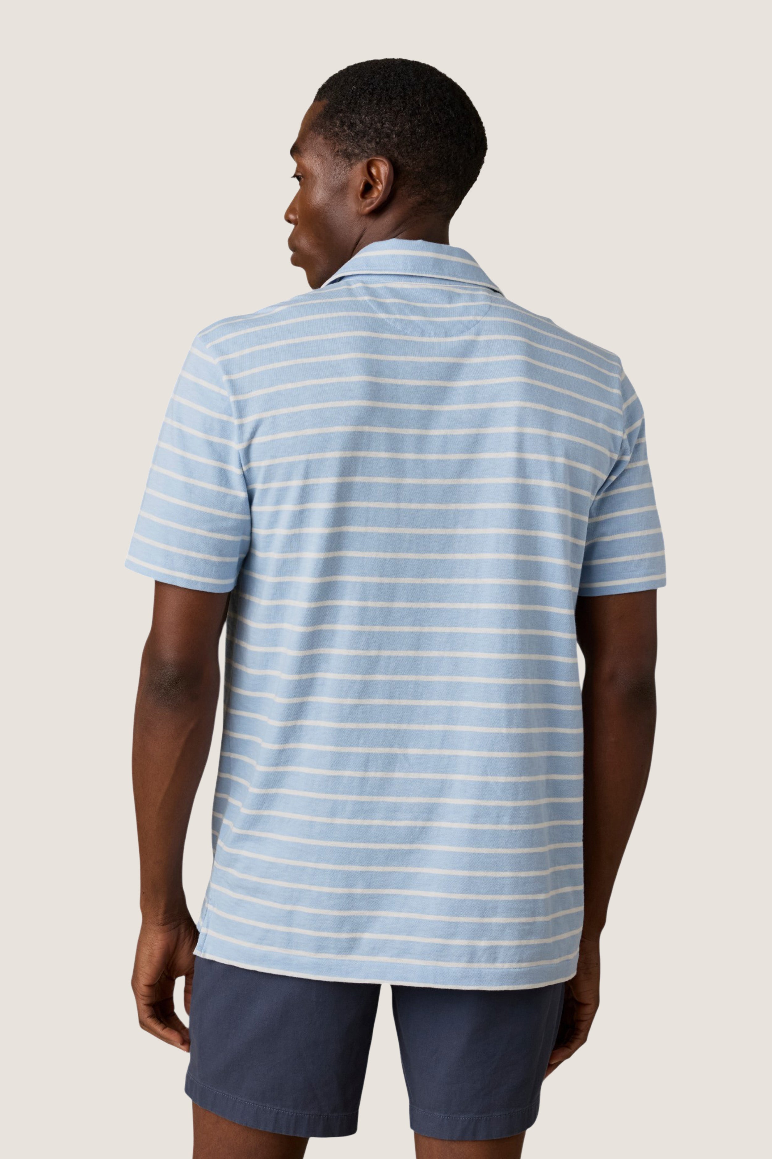 Bermuda Sail Stripe Sunwashed Tee Shirt Polo