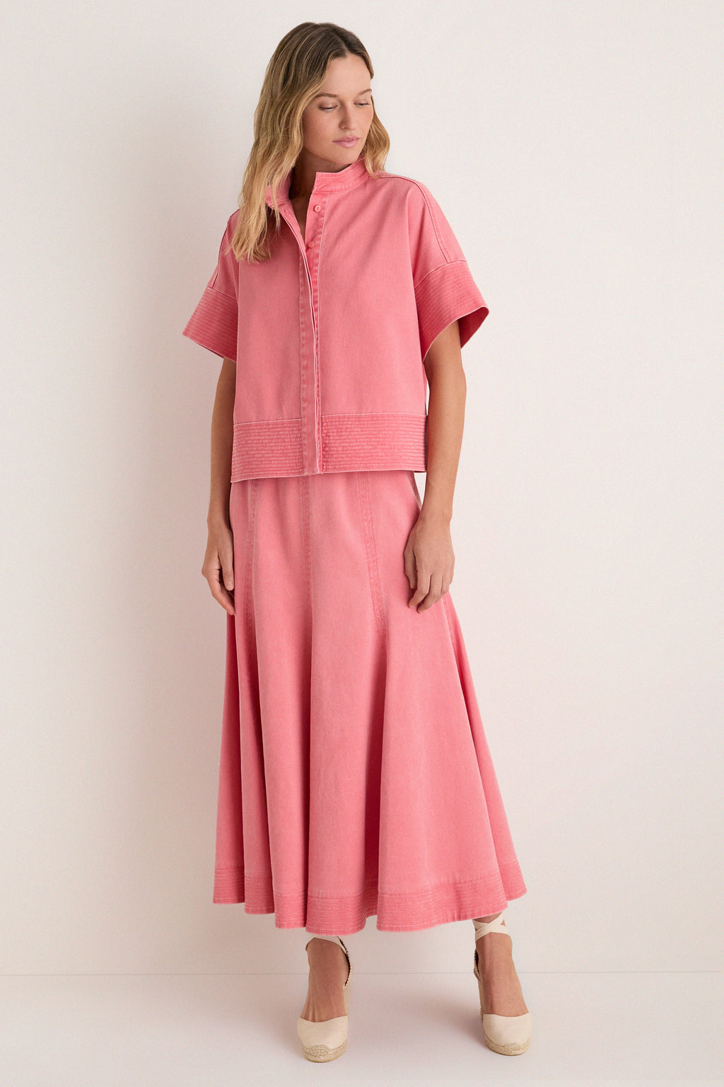 Nantucket Reds Stretch Twill Sofia Stitch Shirt