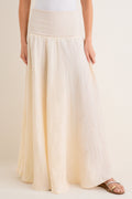 Ecru Light and Sound Ankle Skirt