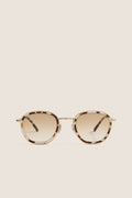 White Tortoise Prince Tate Sunglasses