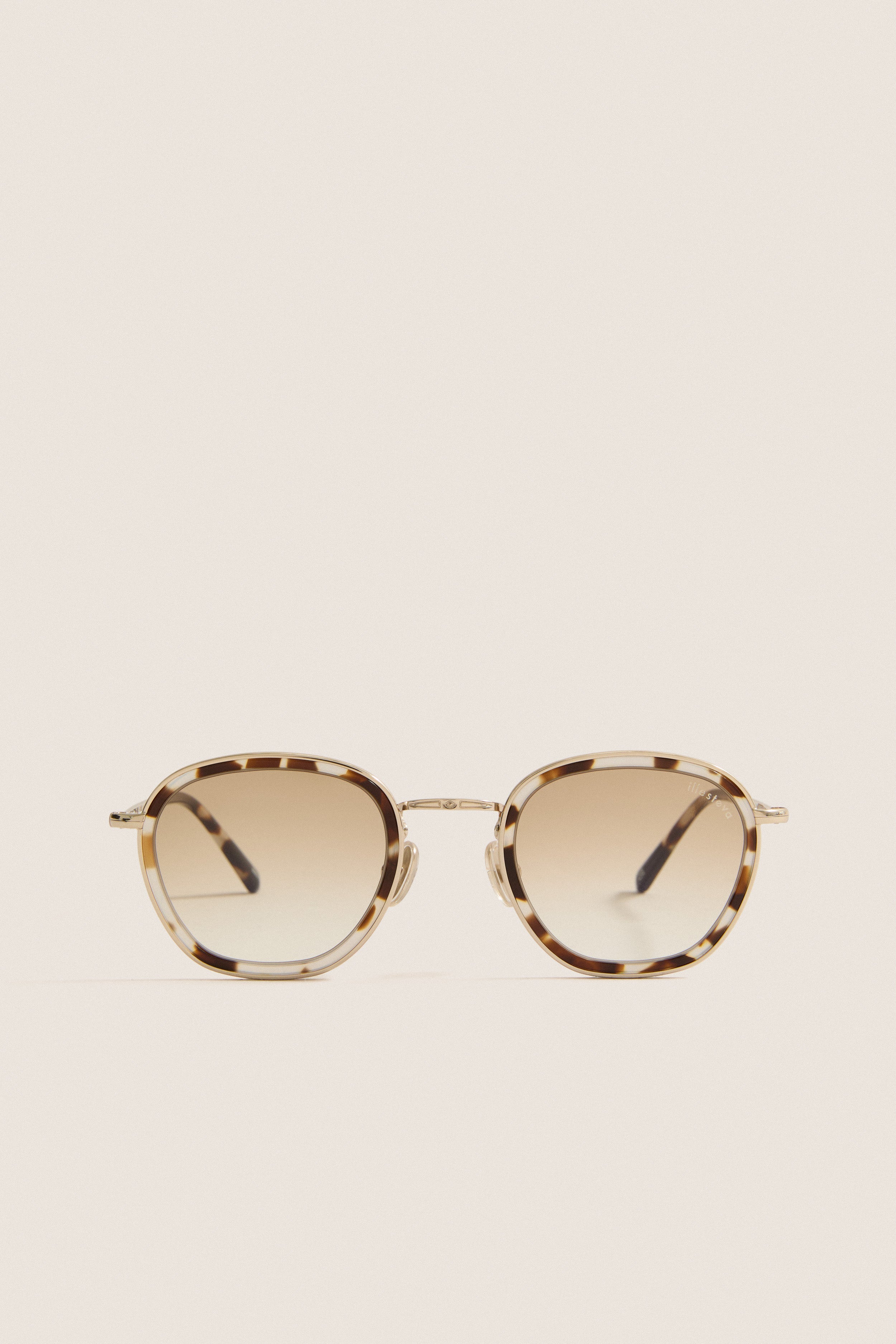 White Tortoise Prince Tate Sunglasses