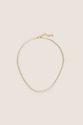 Bezel Tennis Necklace