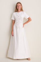 Snow Alice Applique Maxi Dress