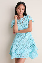 Pool Lina Laced Guipure Mini Dress