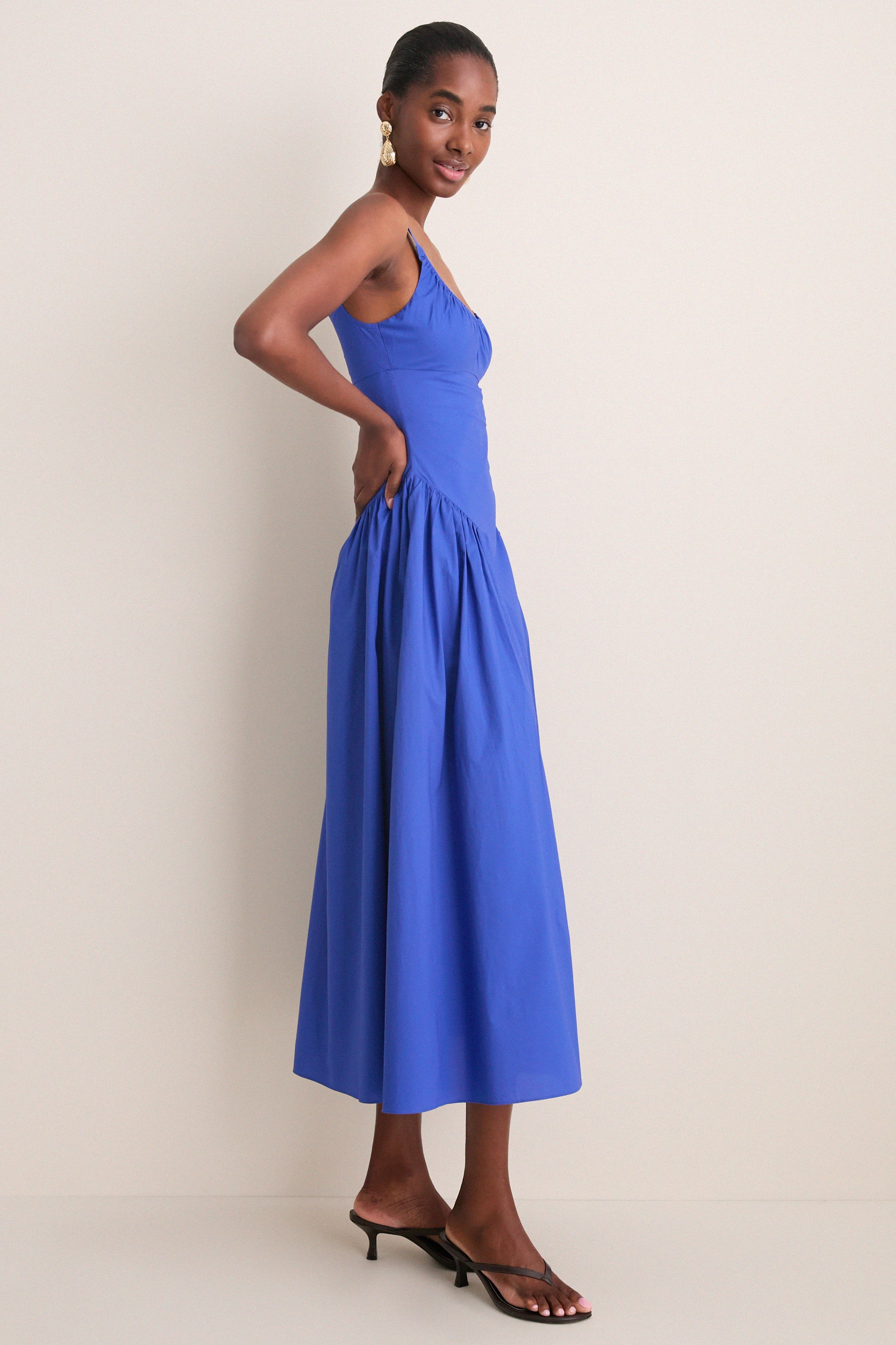 Cobalt Marcella Midi Dress
