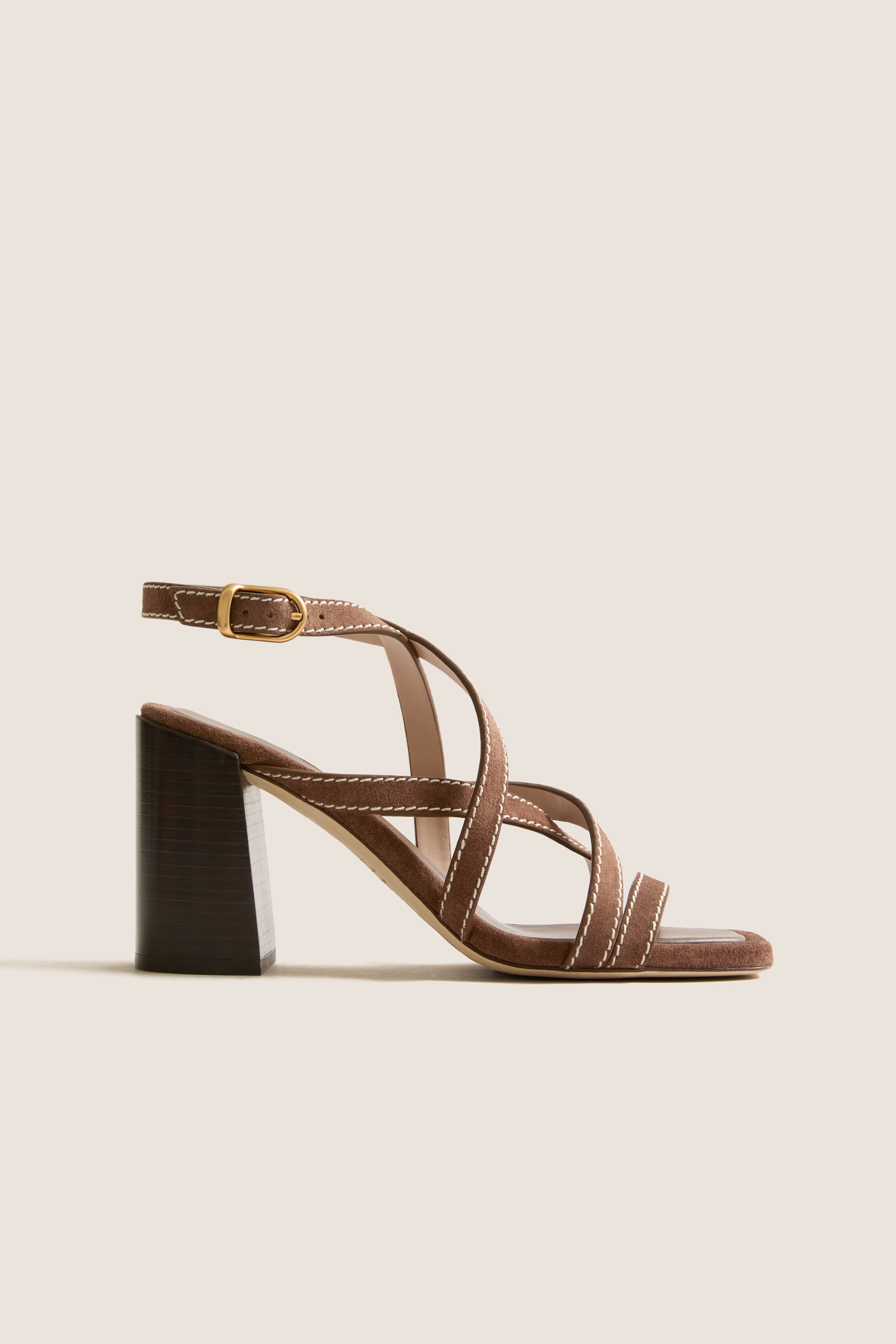 Cigar Sport Suede Park Block 85 Heels