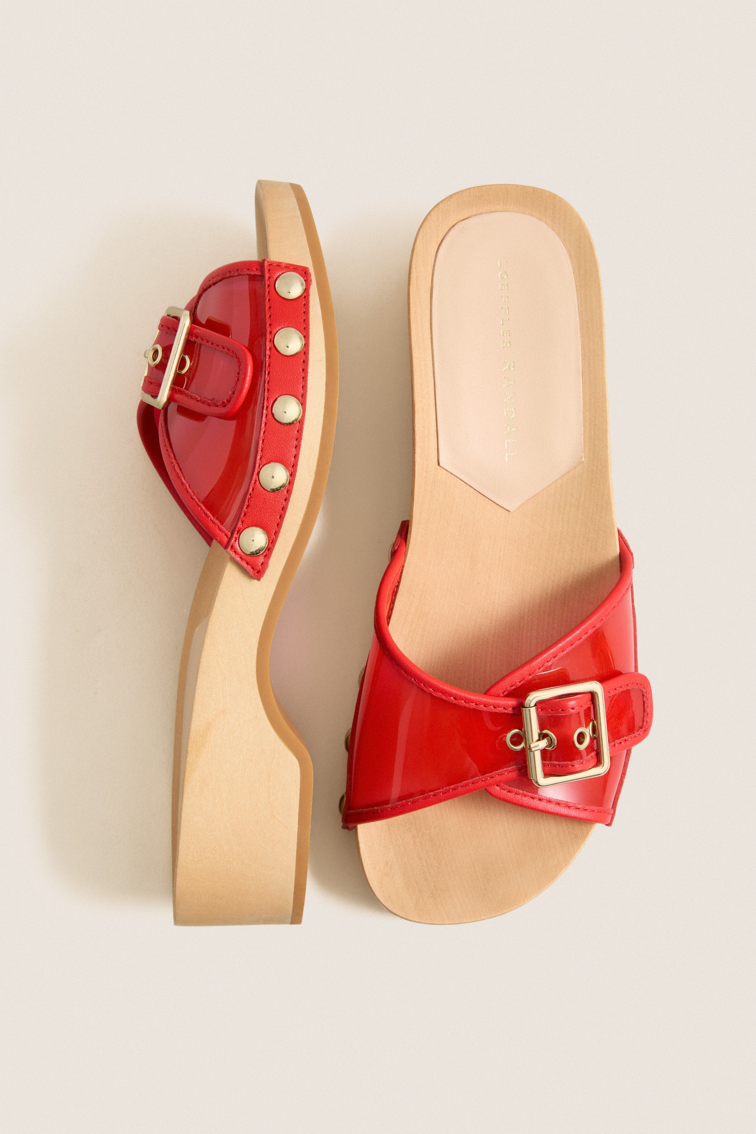Red Paulie Sandals