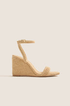 Natural Chunky Raffia Gavi Wedges
