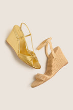 Natural Chunky Raffia Gavi Wedges