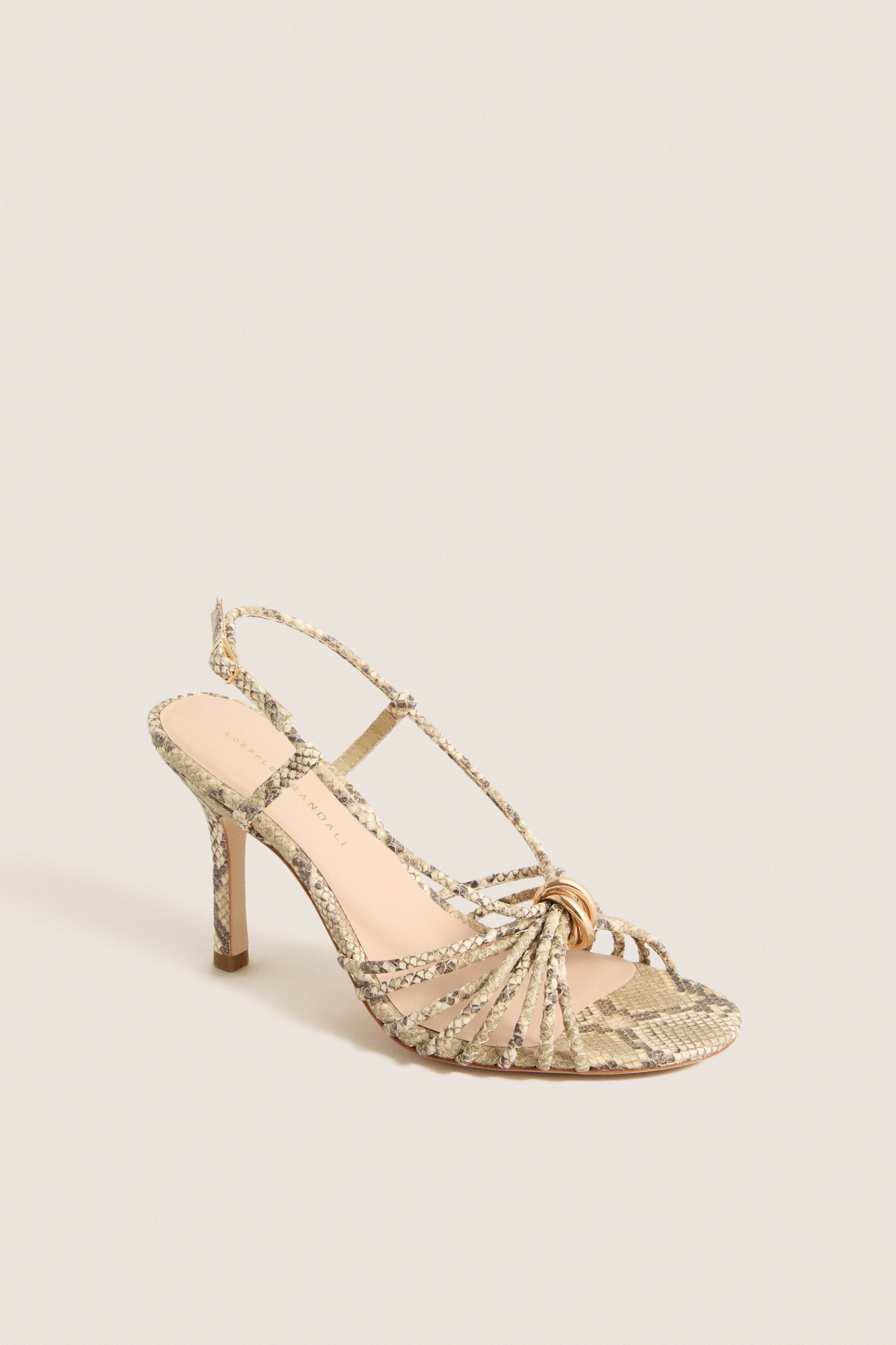 Natural Snake Mareka Heels