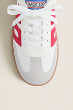 Red Suede Cloud Sneakers