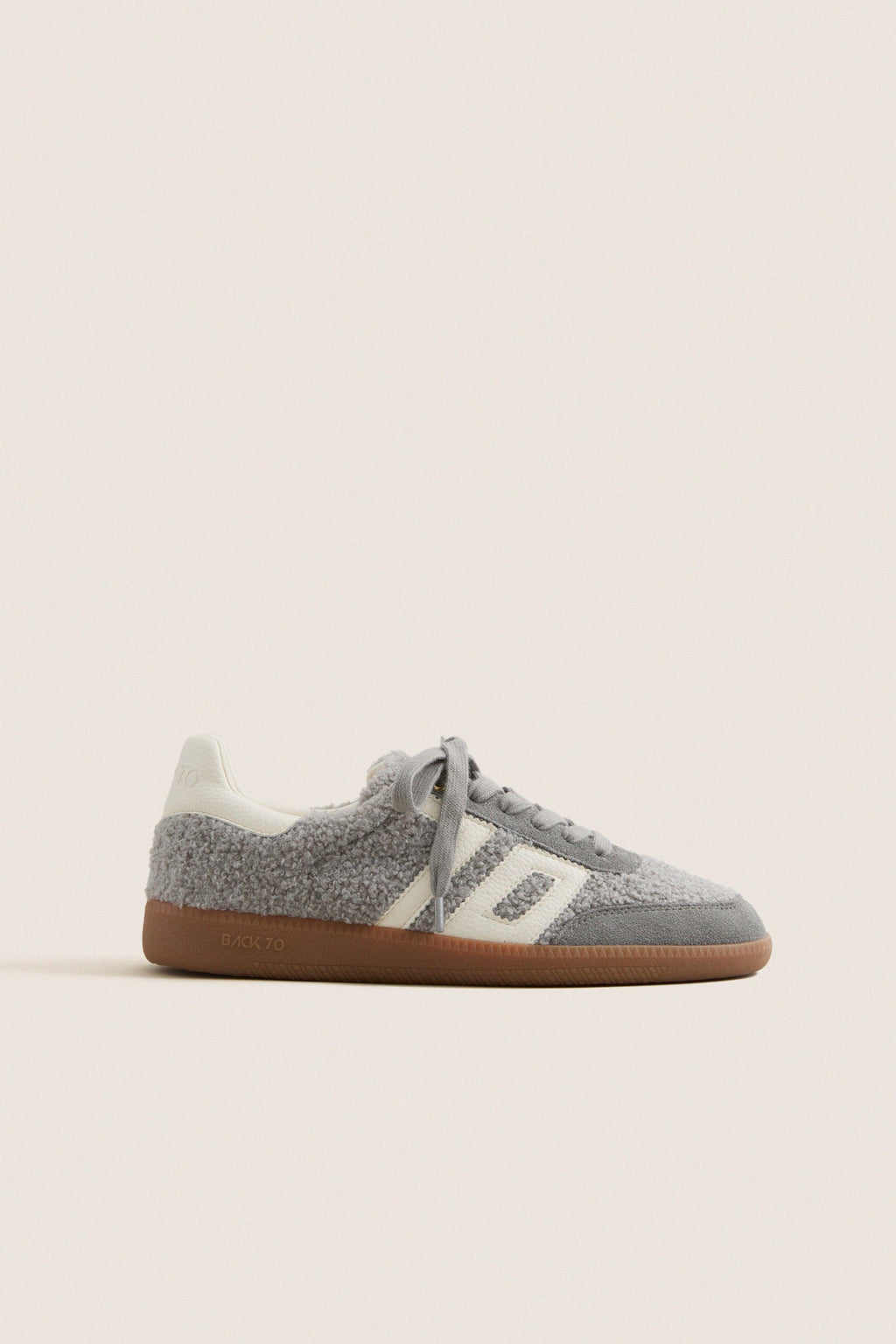 Sea White Teddy Sneakers
