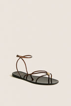Chocolate Kenley Vinyl Sandals