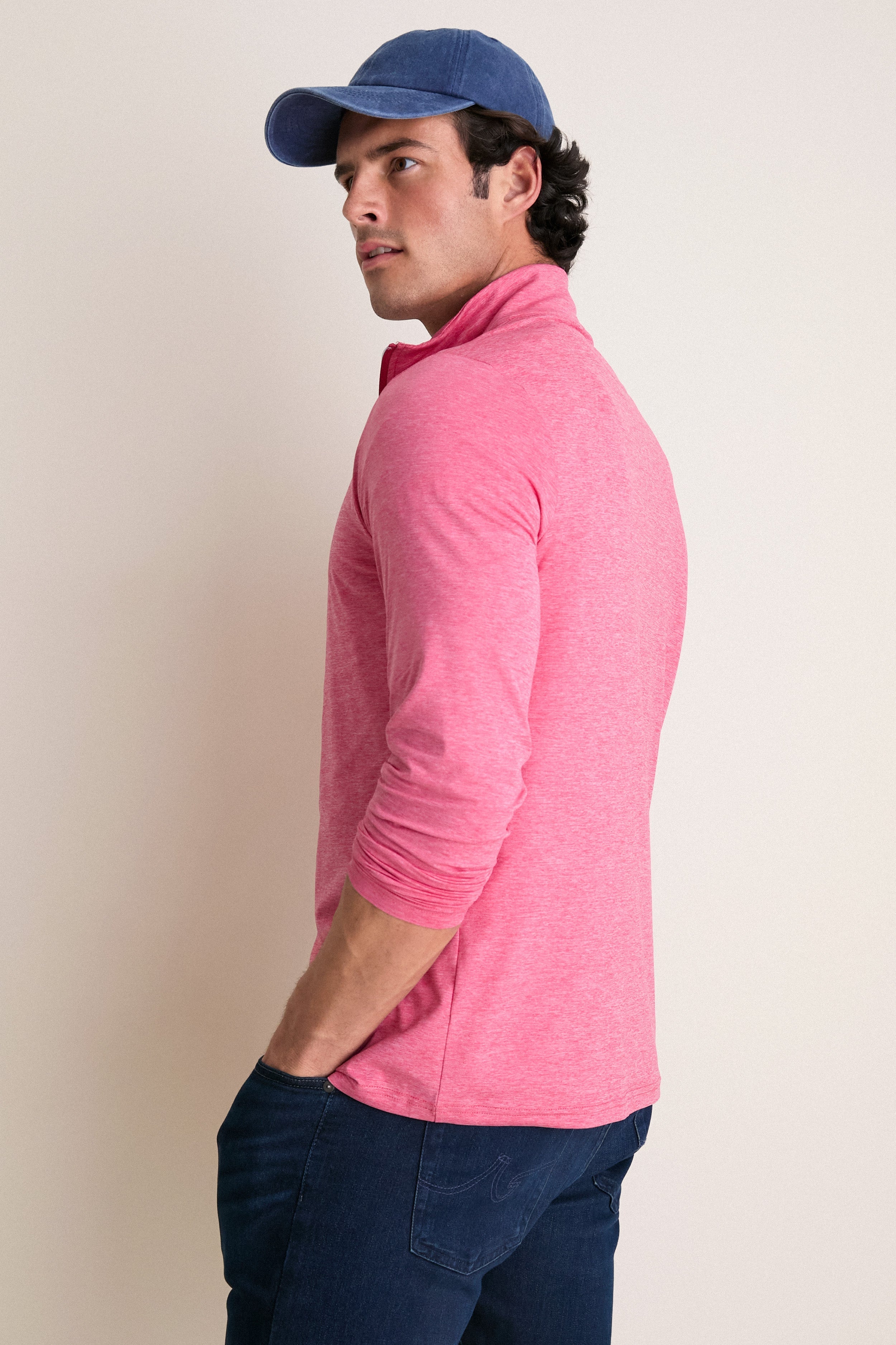 Heathered Red Featherweight Performance Pullover