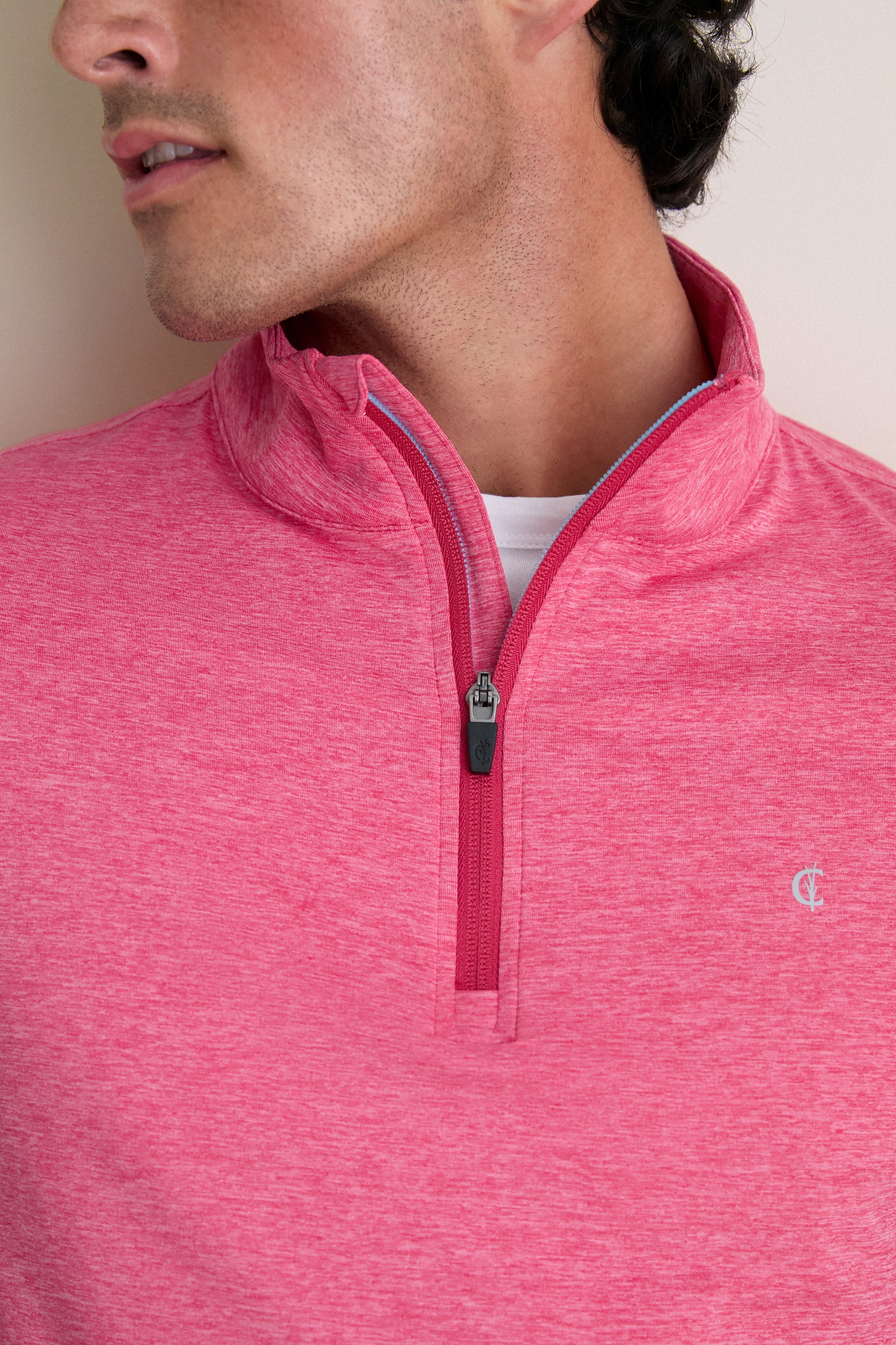 Heathered Red Featherweight Performance Pullover
