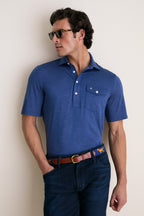 Navy Captain Heather Performance Sport Players Shirt