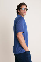 Navy Captain Heather Performance Sport Players Shirt