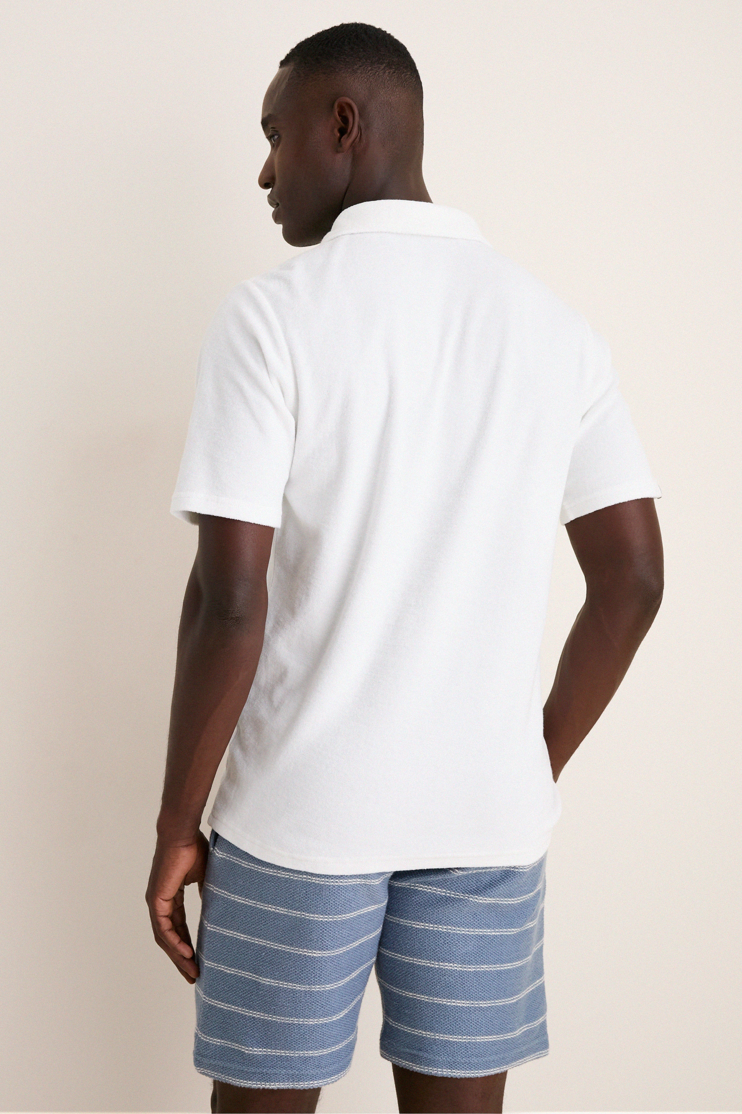 White Lotus Terrycloth Players Shirt