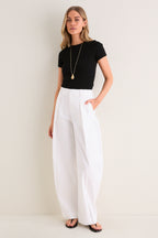 White Elias Pant