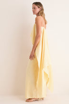 Butter Valencia Linen Dress