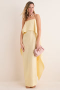 Butter Valencia Linen Dress