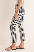 Midnight Stripe Knit Ashford Pants