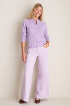 Wisteria Zephyr Mid Rise Wide Leg Jean