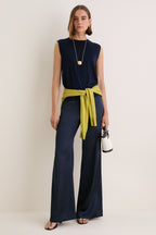 Ink Satin Deja Pants