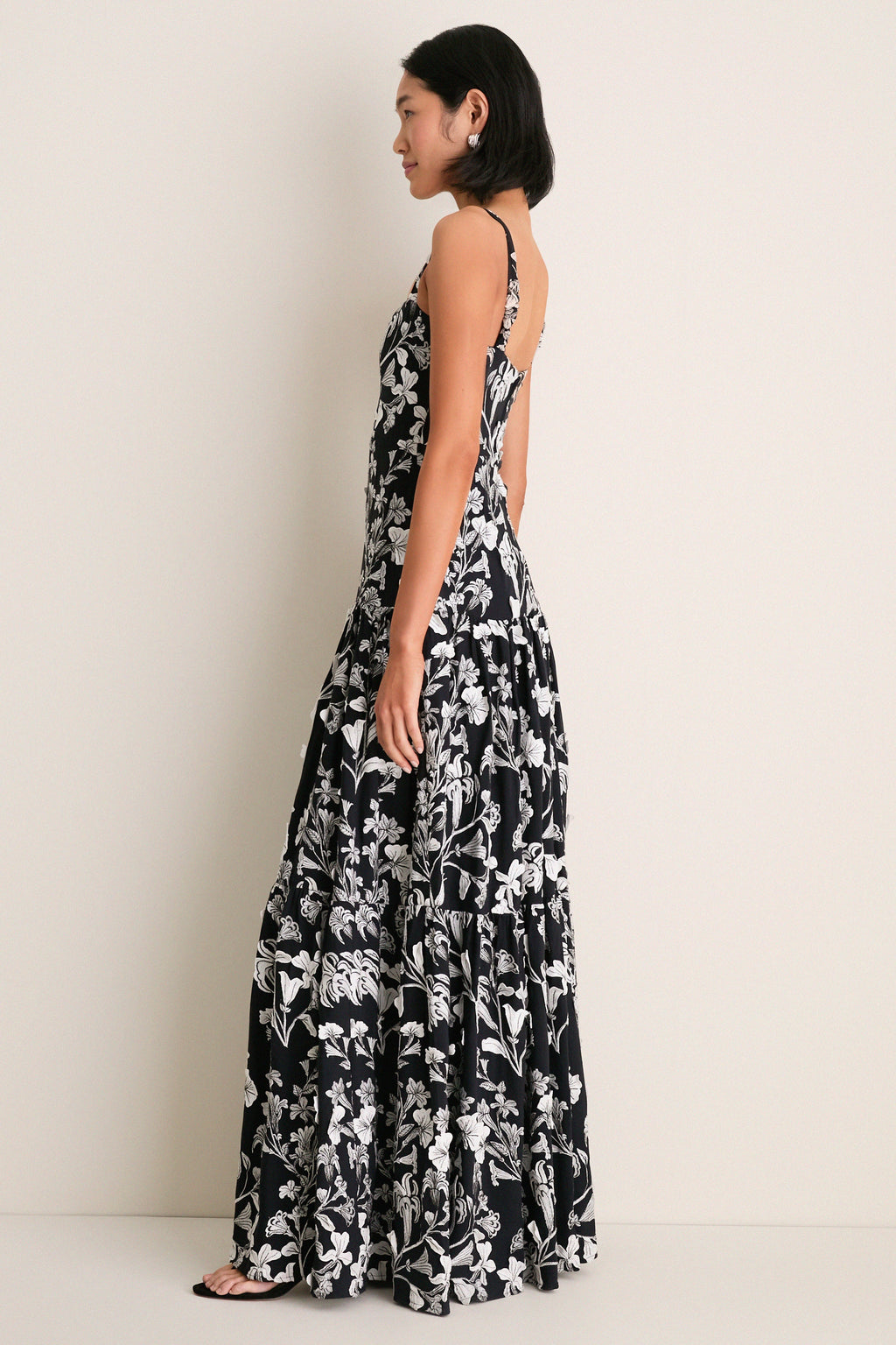 Exclusive Embroidered Guayacan Lima Maxi Dress
