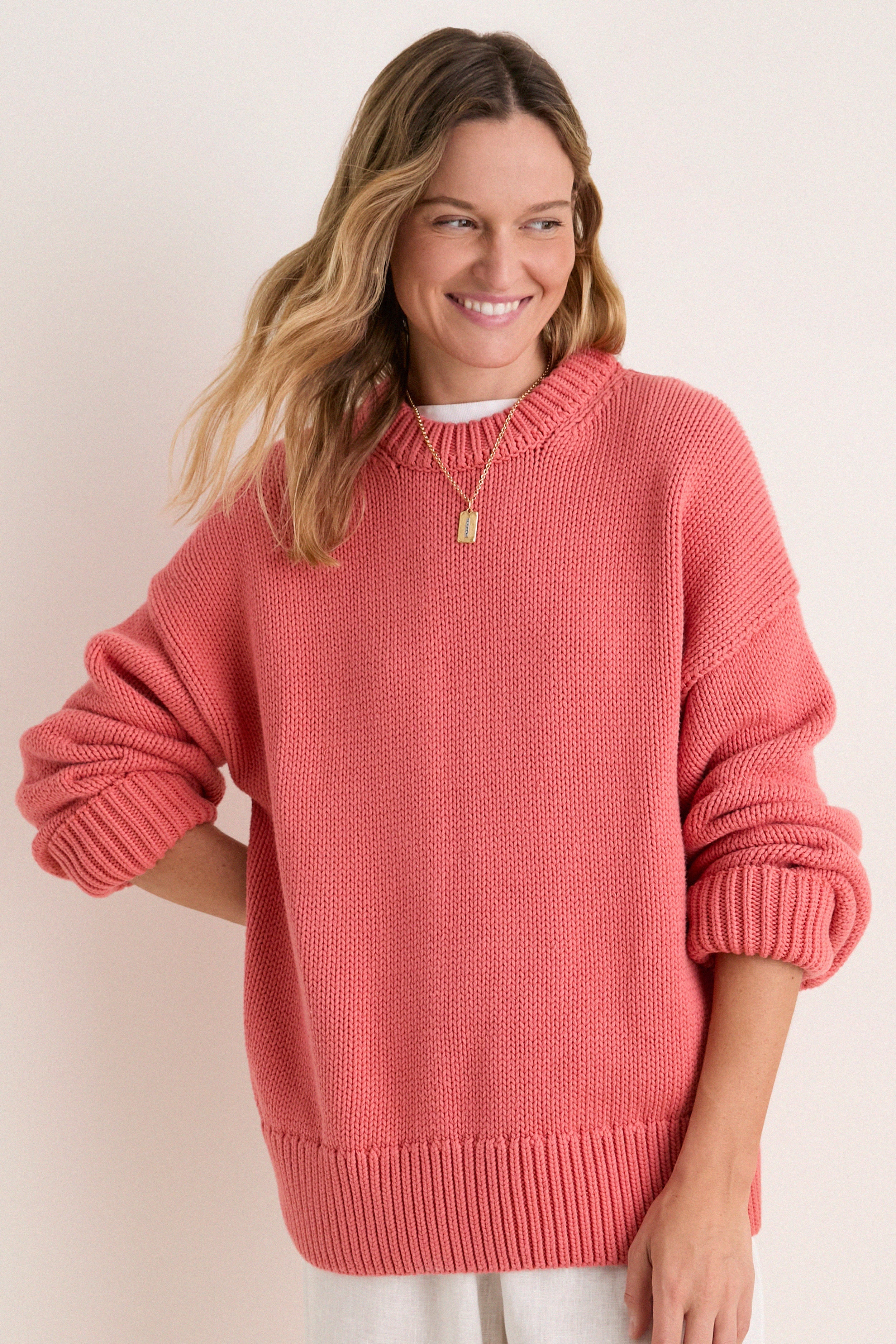 Nantucket Reds Cotton Genevieve Sweater