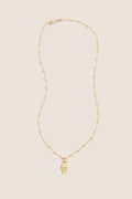 Gold Fish Mini Charm Necklace