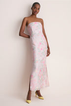 Pink Clematis Montana Elora Dress