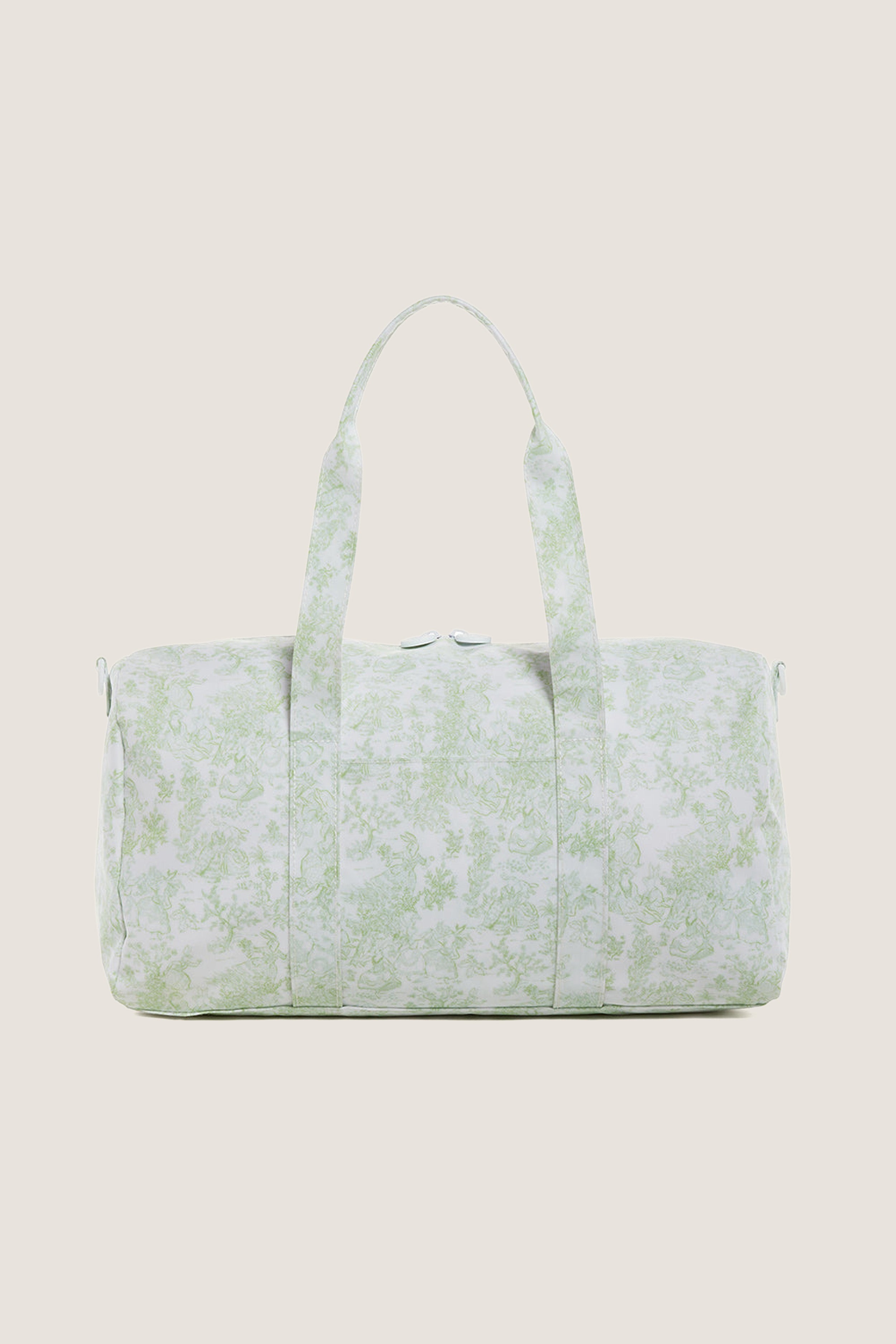 Green Bunny Toile Weekender Duffel Bag