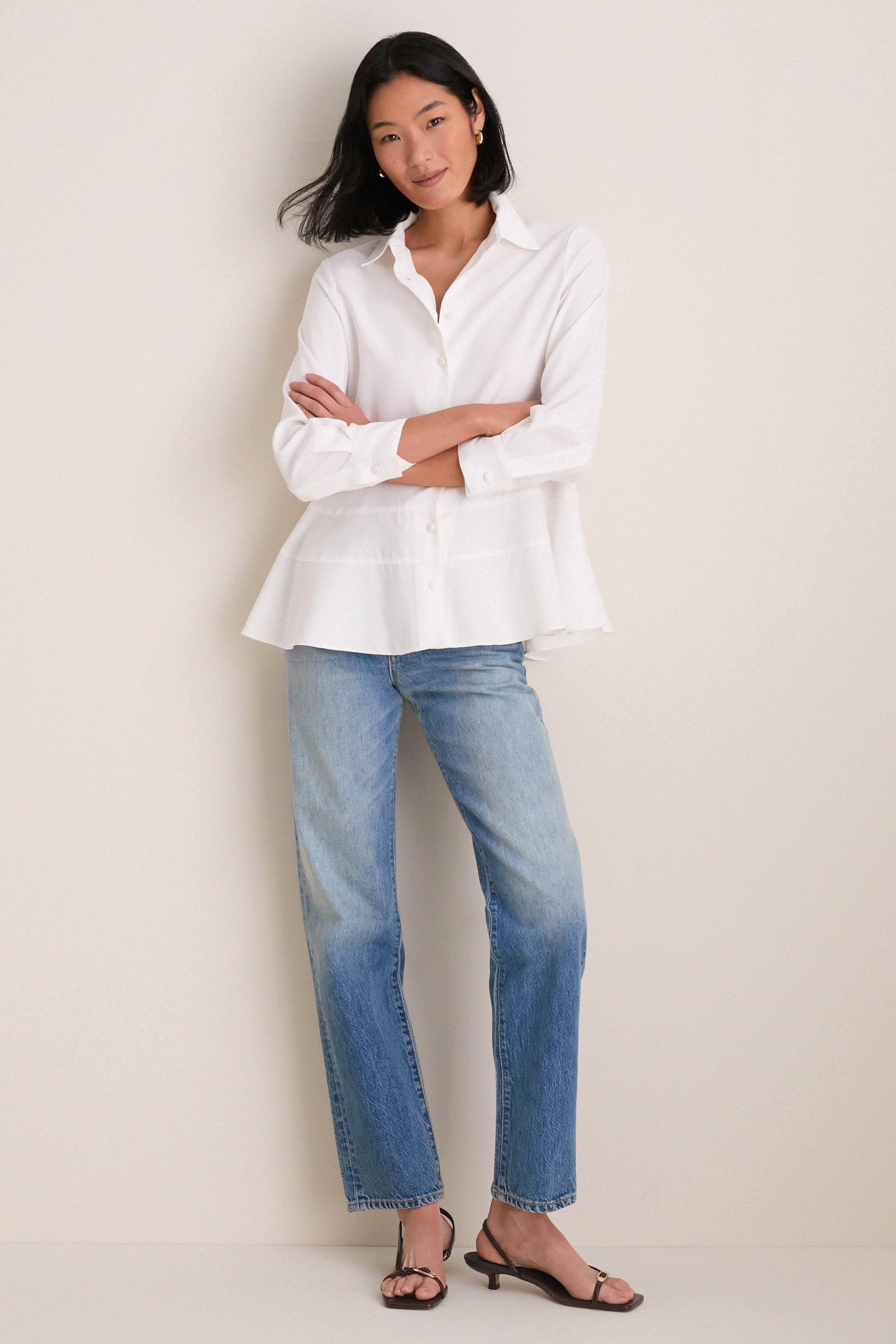White Ashlen Blouse