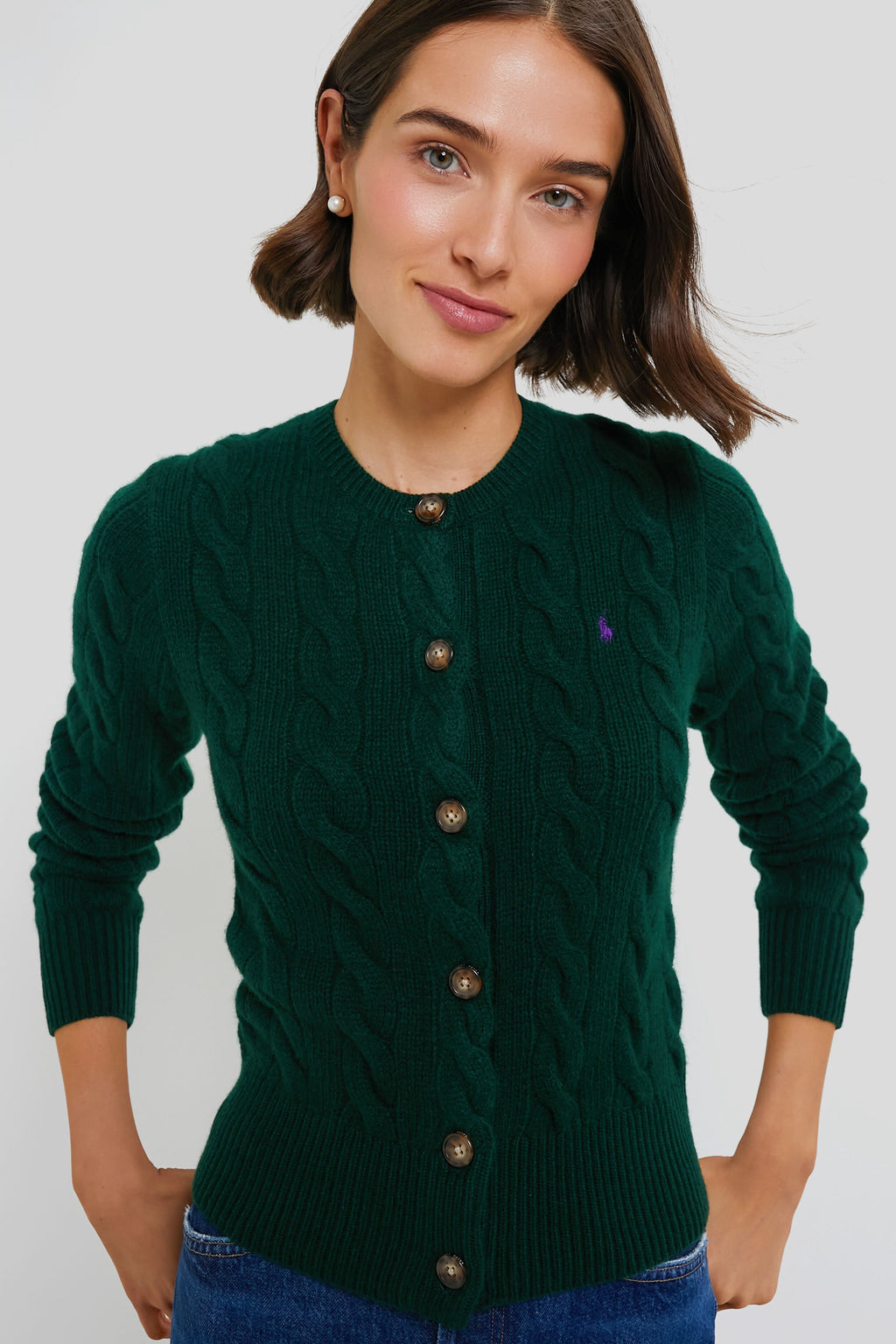 Moss Agate Long Sleeve Cardigan