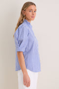 Blue Striped Alicia Blouse