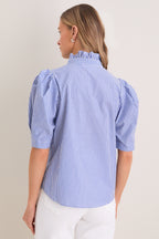 Blue Striped Alicia Blouse