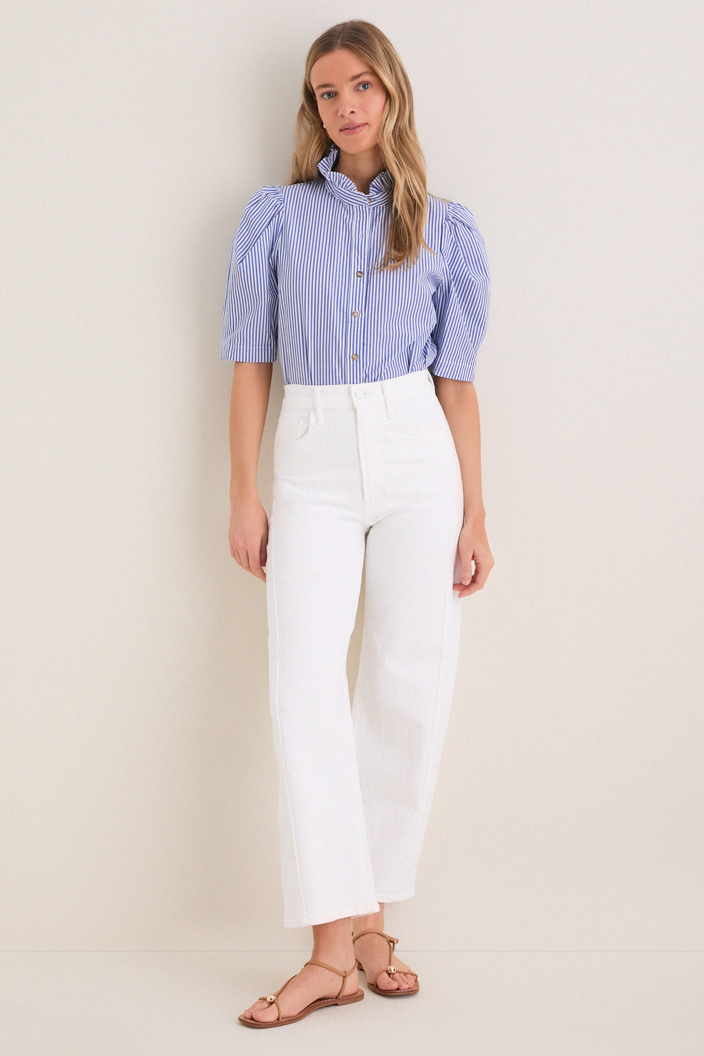 Blue Striped Alicia Blouse