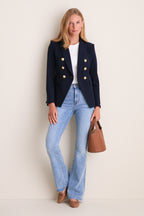 Navy Miller Dickey Jacket
