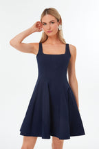 Navy Mini Wells Dress