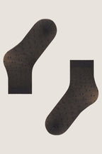 Black Sheer Polka Dot Socks