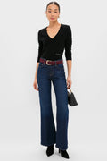 Black Cashmere V-Neck Sweater