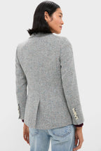 Antique Blue Melange Healy Dickey Jacket