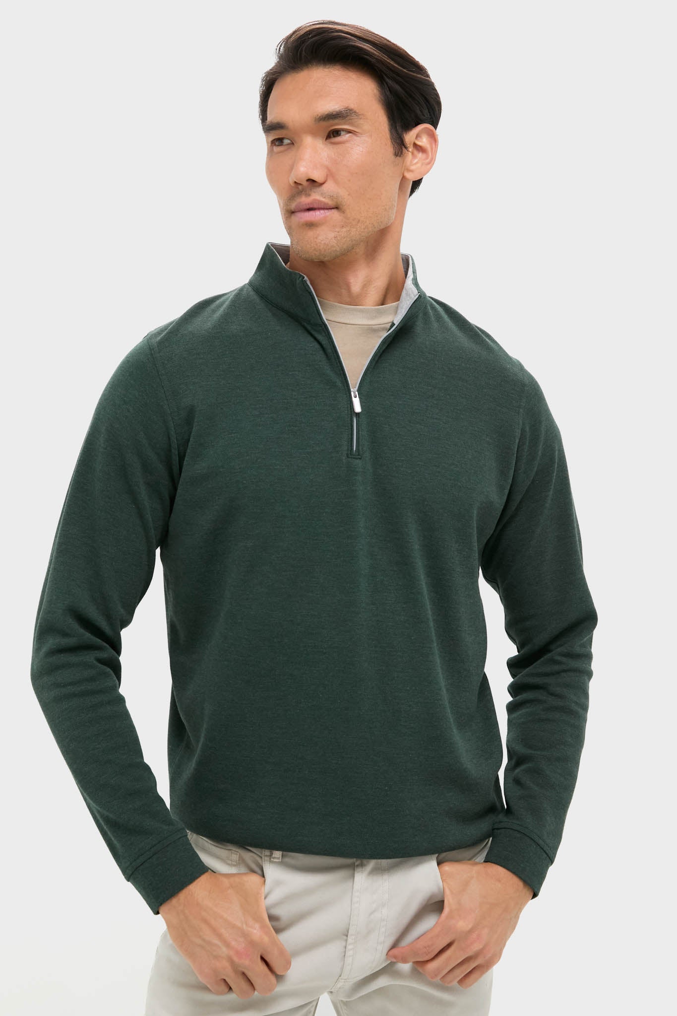 Deep Verdant Crown Comfort Pullover