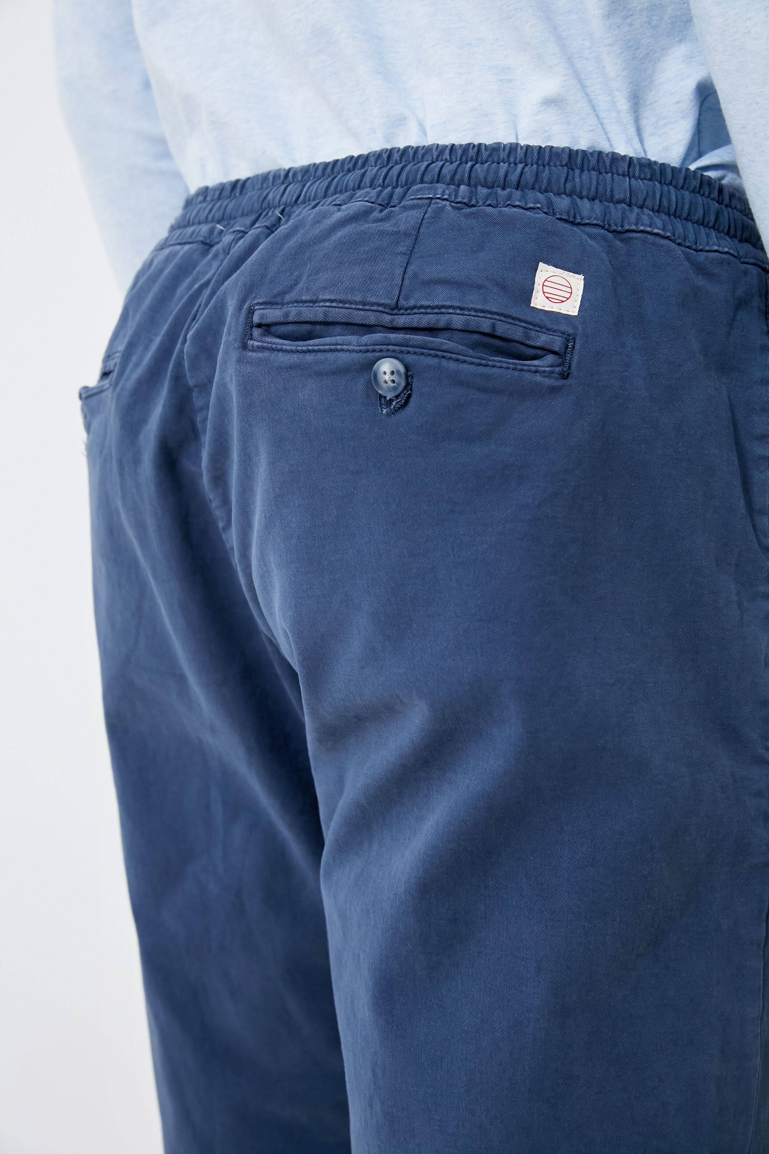 Slate Blue Athletic Fit Saturday Pant