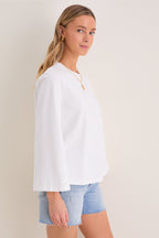 White Adler Tee