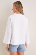 White Adler Tee