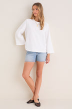 White Adler Tee