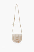 Cement Beige Leather Mini Hana Bag