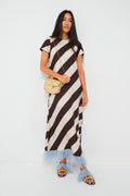 Veneziana Swing Dress with Feathers